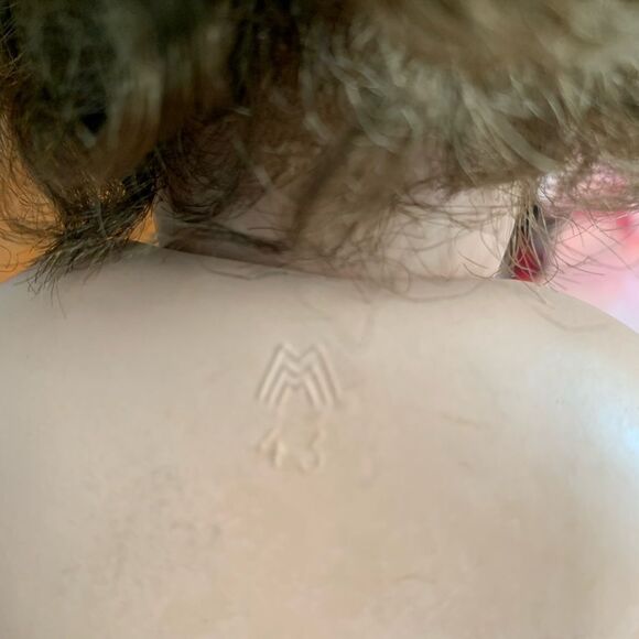 Flirty Eye MMM Pink Dress Antique Doll - Picture 4 of 9